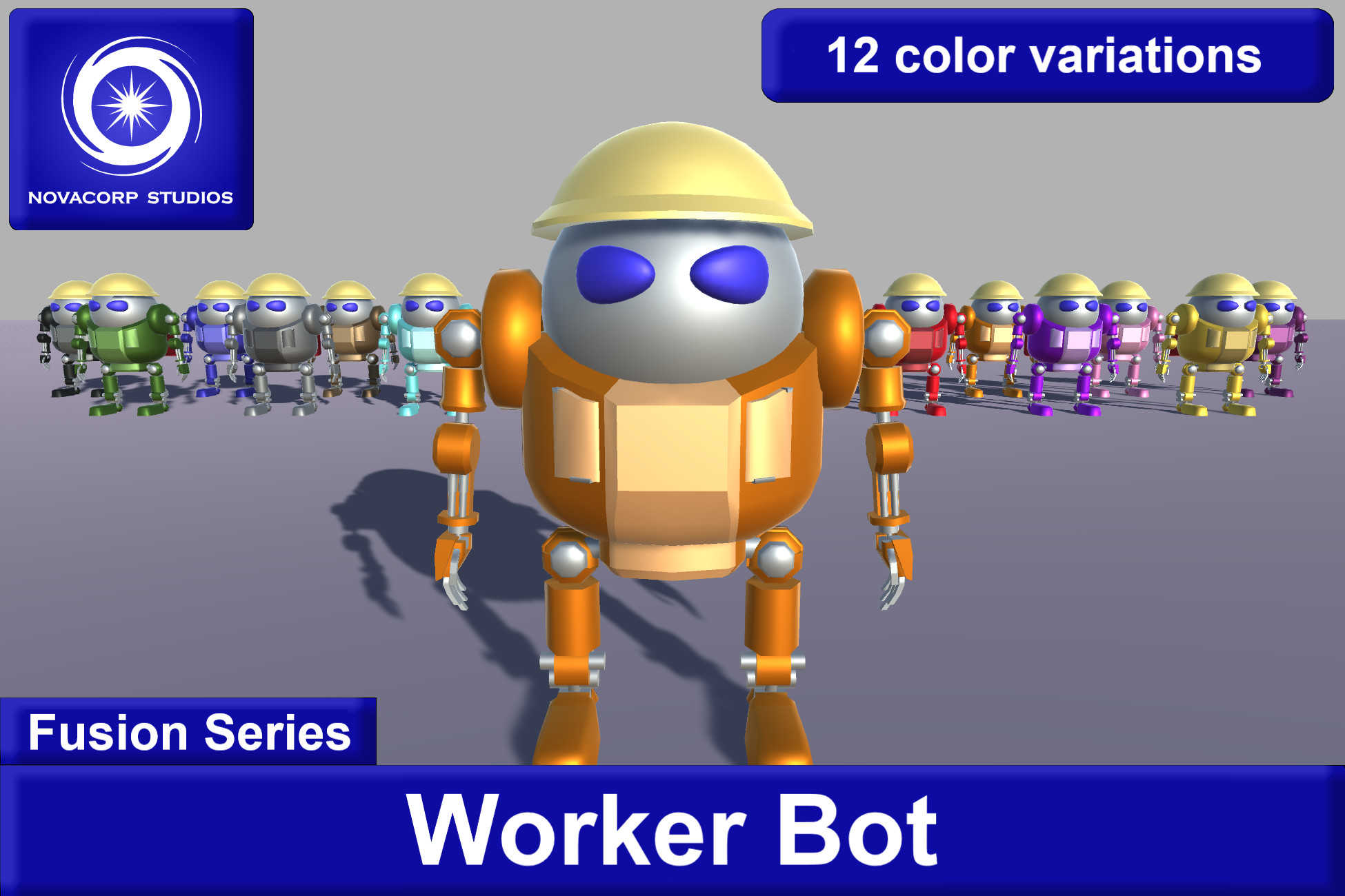 Worker Bot | 3D 角色 | Unity Asset Store