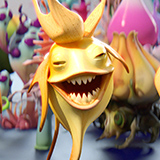 Fantasy Funny Stylized Magical Flora Plants - Low Poly Pack (118 3d models)