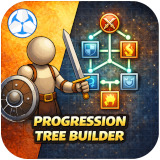 Progression Tree Builder for Game Creator 2