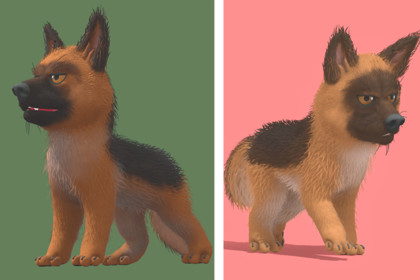 Cute Dog - German Shepherd