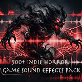 500+ Indie Horror Game Sound Effects Pack