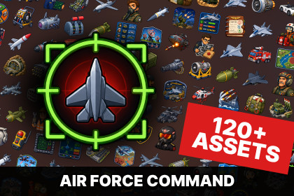 Air Force Aviation Radar Aircraft Combat Mission Icons Pack