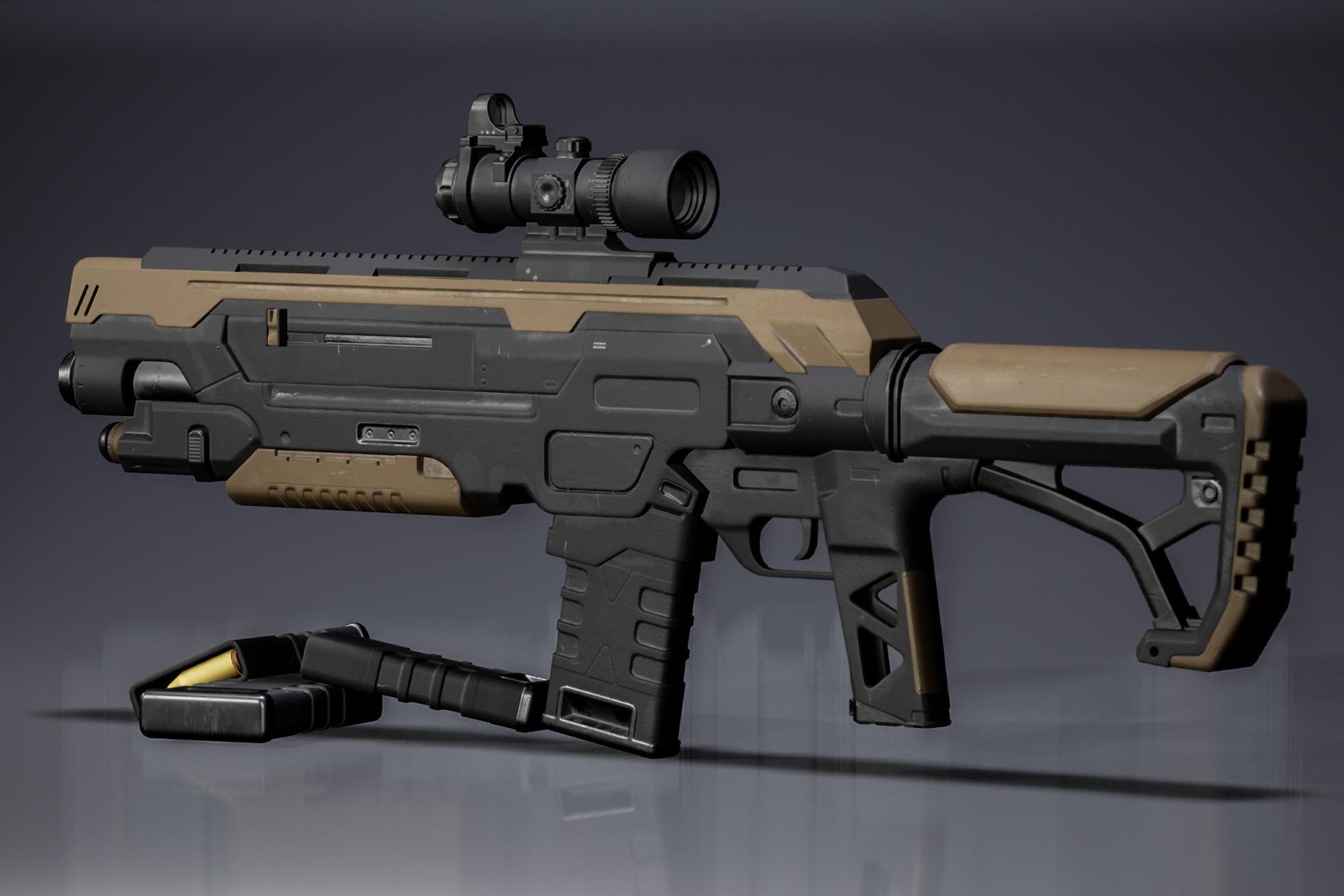 Assault Scifi Rifle | 3D Weapons | Unity Asset Store