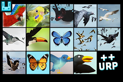 Bird Flock Complete URP Bundle