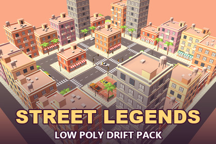 Street Legends – Low Poly Drift Pack