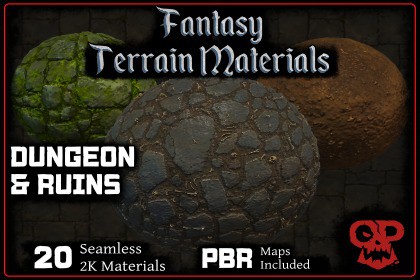 Fantasy Terrain Materials | Dungeon & Ruins