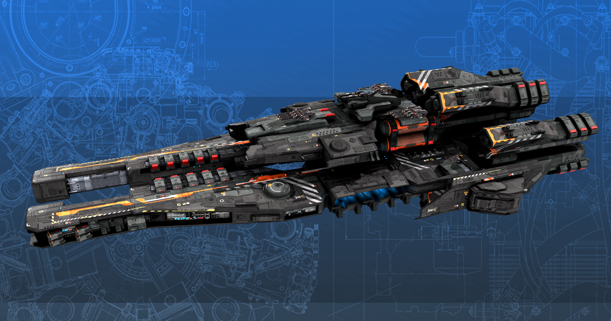 Federation Dreadnought 2B | 3D 우주 | Unity Asset Store