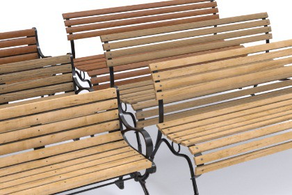 Wood Bench Seat Pack 3