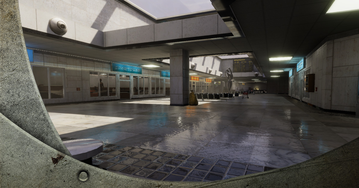 Terminal Store Unity Airport Terminal Scene - High Detail | 3D Environments | Unity Asset Store