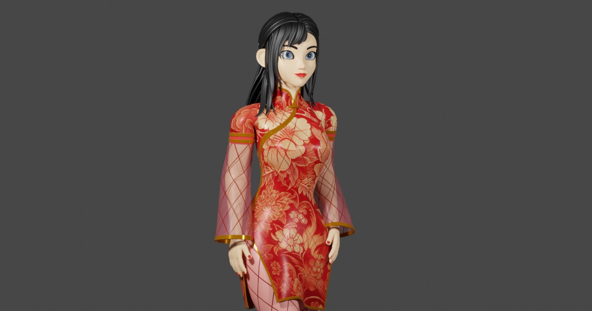 Girl Unity 3D Anime Girl 1 | Characters | Unity Asset Store