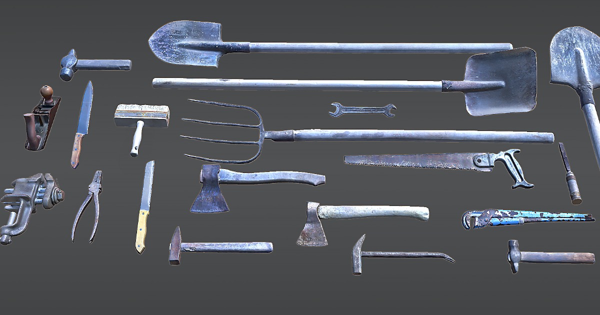 Scan Tools Pack - Props | 3D Tools | Unity Asset Store