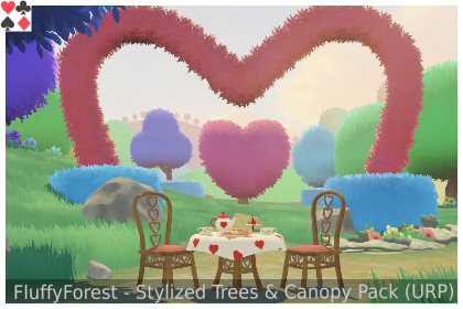FluffyForest – Stylized Trees & Canopy Pack (URP)