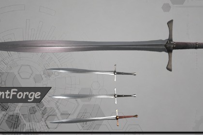 Realistic Medieval Longswords – Game Ready PBR Weapons for Unity