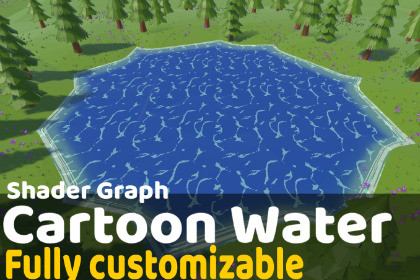 Cartoon water shader