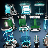 Sci-Fi Cryo Pods (Capsules)
