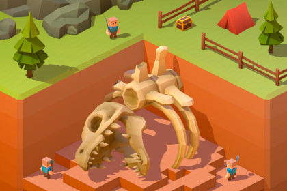 Low Poly Digging & Excavation Pack