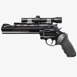 Revolver 04 Black with Bullet URP HDRP Textures