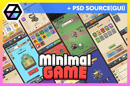 GUI Pro - Minimal Game Light(+PSD)