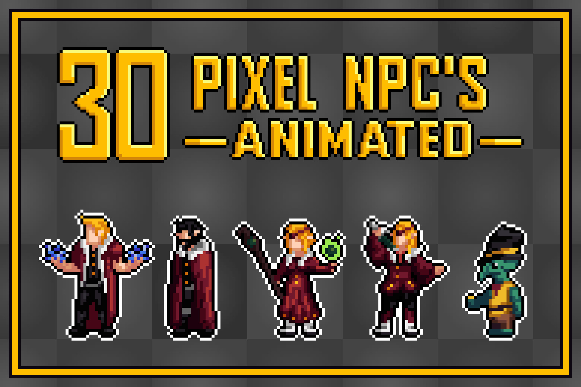 NPC Pack 2 - Pixel Art | 2D Characters | Unity Asset Store