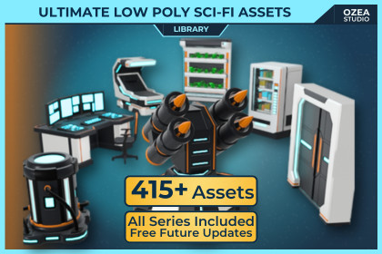 LOW POLY SCI-FI ULTIMATE ASSET LIBRARY