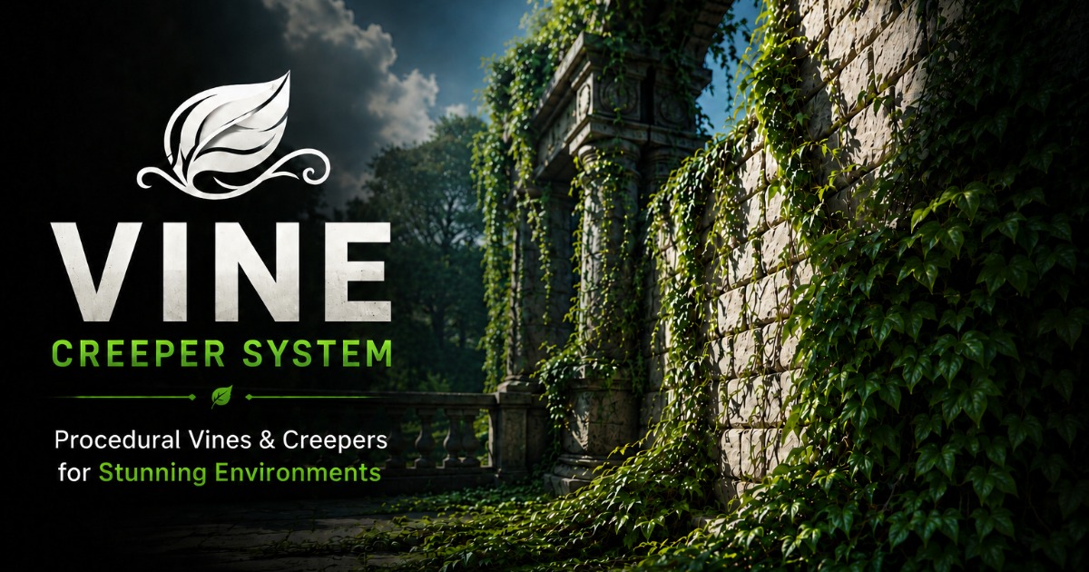 Vine & Creeper System – Procedural Growth, Runtime API & Physics | 3D ...