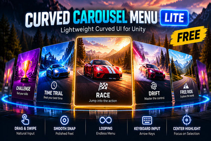 Curved Carousel Menu Lite