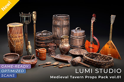 Medieval Tavern Props