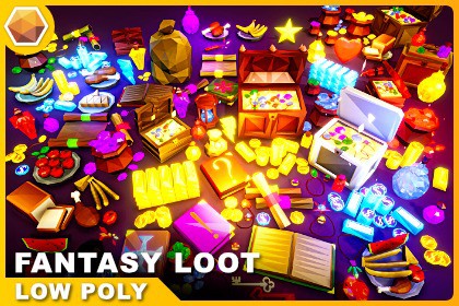 Low Poly Fantasy Loot