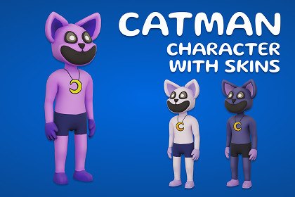 Catman Character Mobile Ready