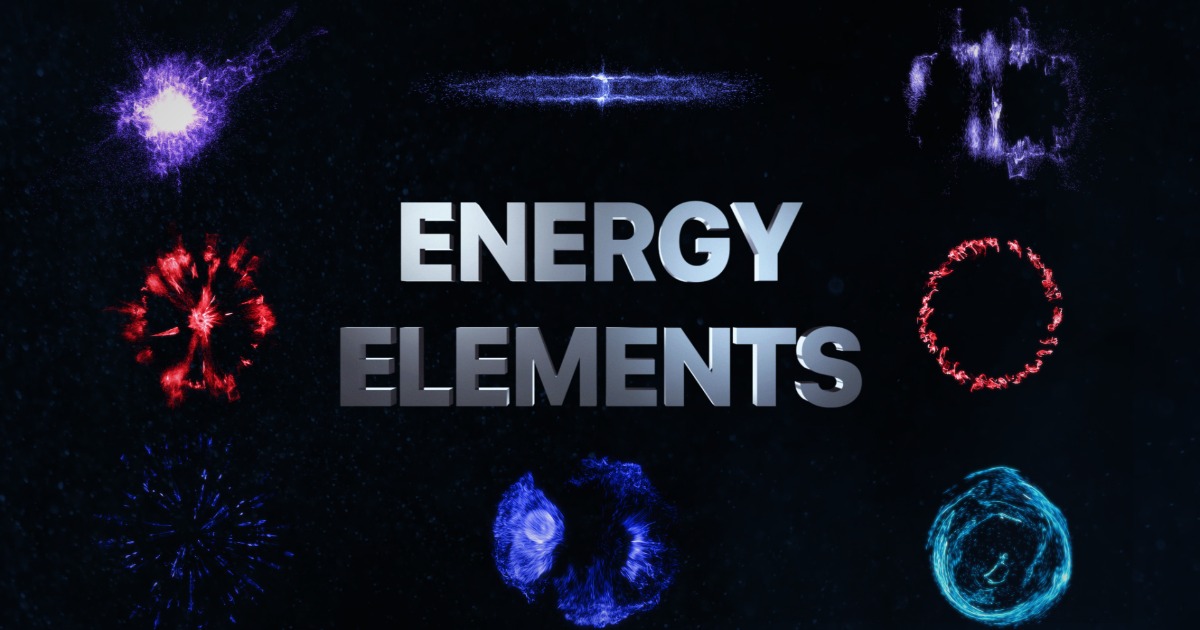 VFX Energy Elements And Explosions (19.01) | 2D Textures & Materials ...