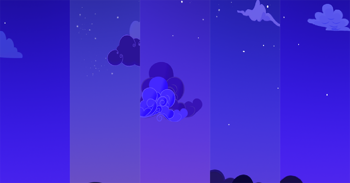Cartoon Night Skybox - Vol. 3 | 2D Sky | Unity Asset Store
