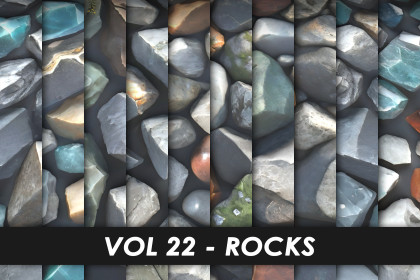 Realistic Textures - Vol 22 - Rocks