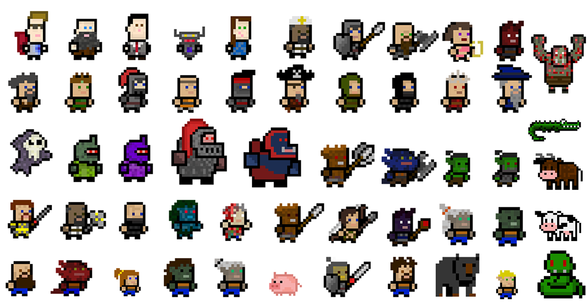 Pixel Characters | 2D Characters | Unity Asset Store