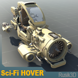 Sci-Fi Hover 3DModels v1
