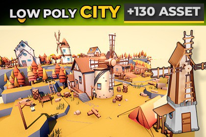 Low Poly City Pack 1