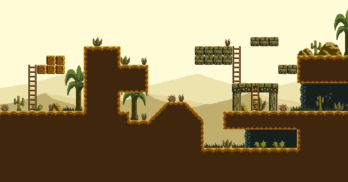 2D Pixel Desert Tile | 2D Environments | Unity Asset Store