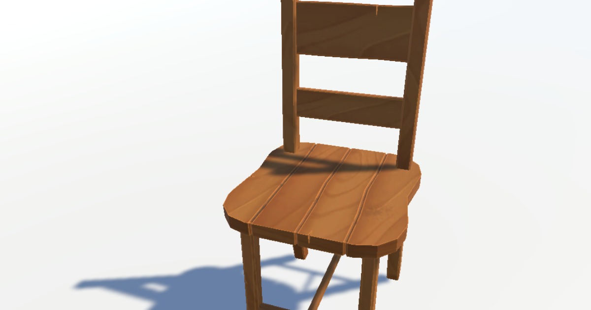 Set Rendering Kitchen Wooden Chair and Stool set | 3D Furniture | Unity Asset Store
