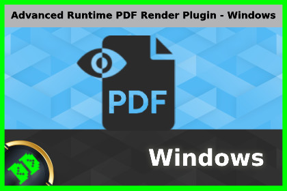 Advanced Runtime PDF Render Plugin - Windows