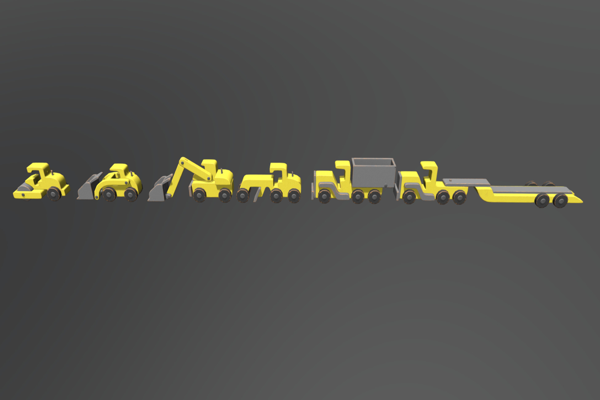 Children's Wooden Toys Construction Pack | 3D Props | Unity Asset Store