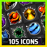 5 Color Type Skills - Icons Pack