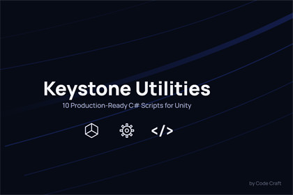 Keystone Utilities — 10 Systems: State Machine, Event Bus, Save System & More