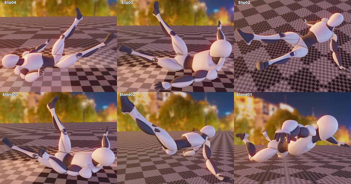 Fall Death animation packag | 3D Animations | Unity Asset Store