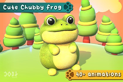 Cute Chubby Frog