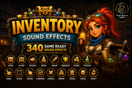 Inventory UI SFX — Fantasy RPG Sound Effects