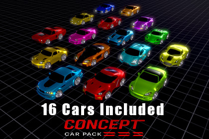 Concept Car Pack: 16 Car