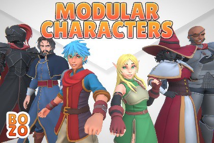 BoZo: Stylized Modular Characters - Fantasy Pack