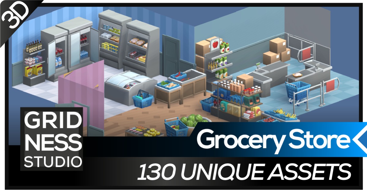 Grocery Store Pack | 3D Environments | Unity Asset Store