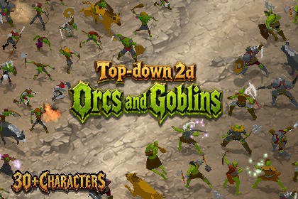 2D Orcs and Goblins - TopDown