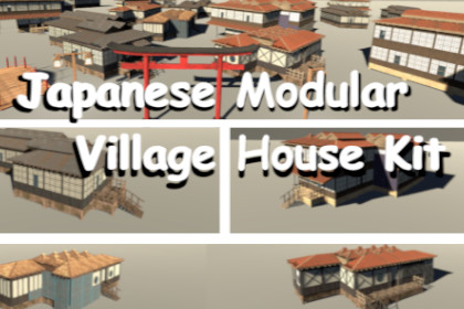 Japanese Modular Village House Kit