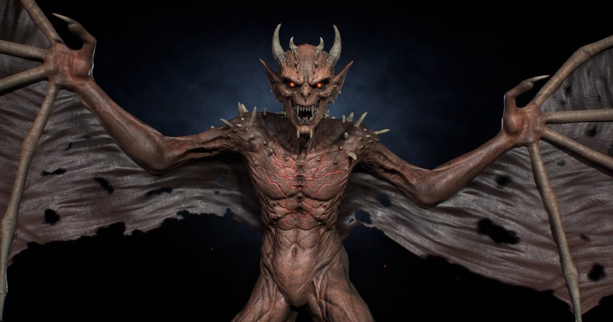 Flying_Demon | 3D Creatures | Unity Asset Store